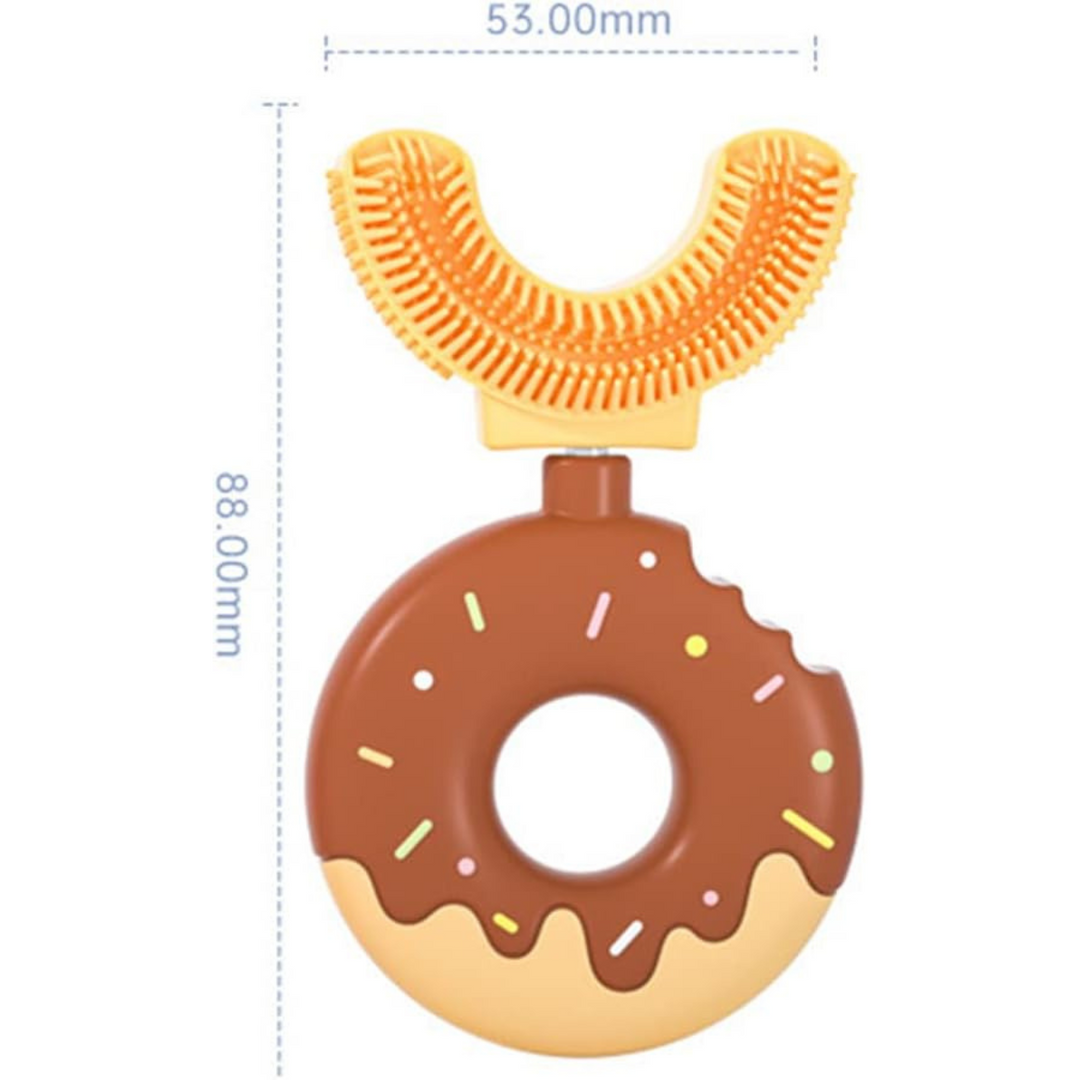 MiloBrush™  Donut Edition – U-vormige Kindertandenborstel 2 Pack
