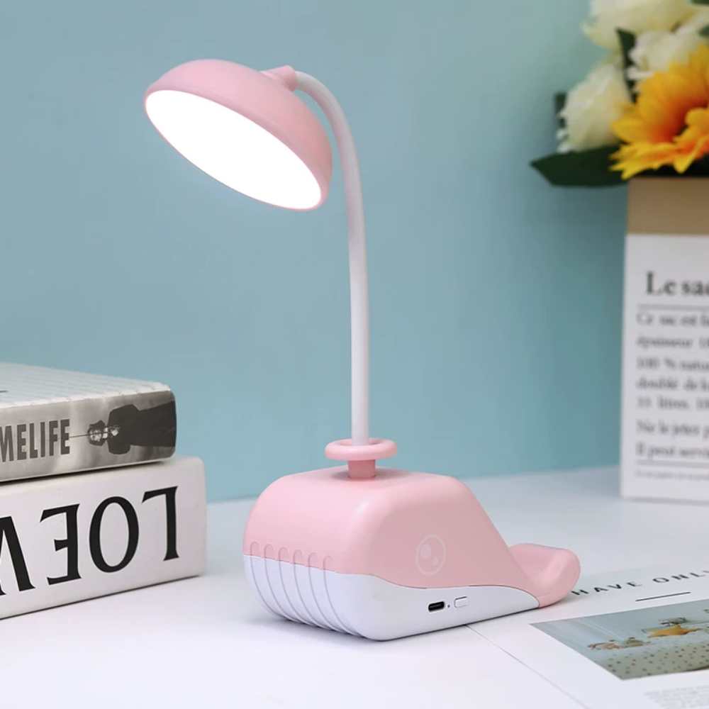 SnailGlow – LED Bureaulamp met Pennenhouder