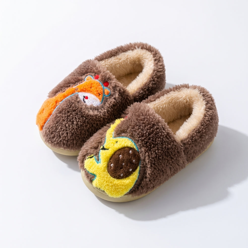 DinoStep – Pluche Kinderpantoffels met Dinosaurusdesign