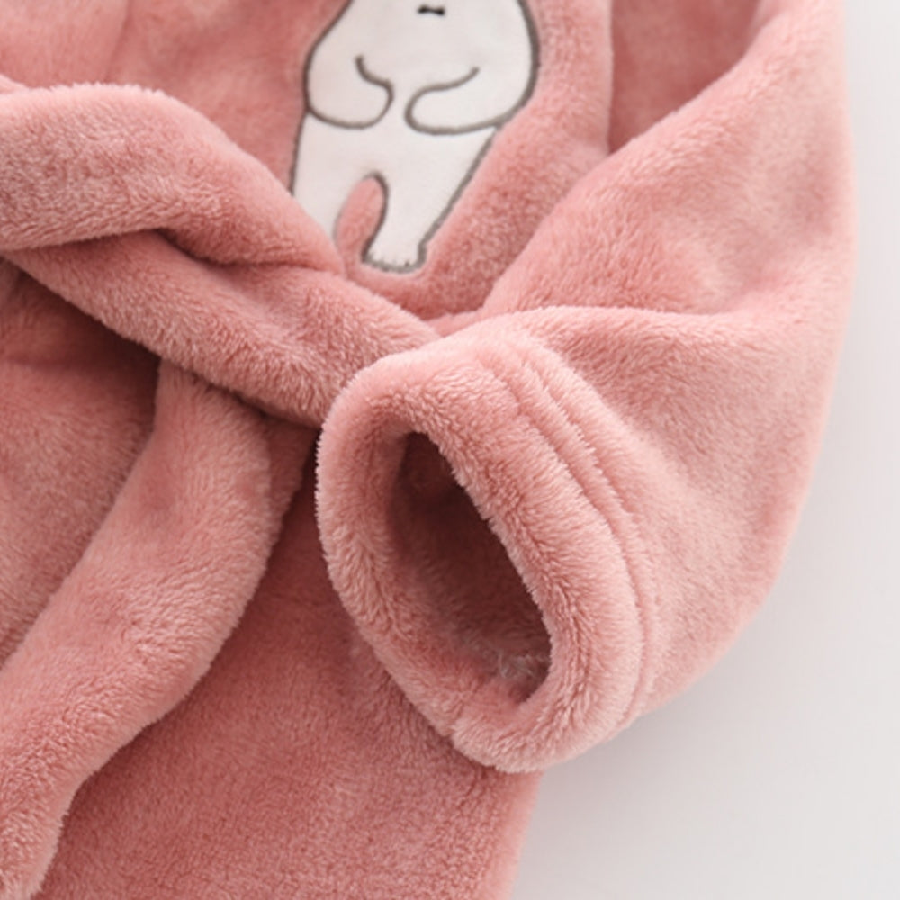 CozyNest – Warme Kinderbadjas met Capuchon