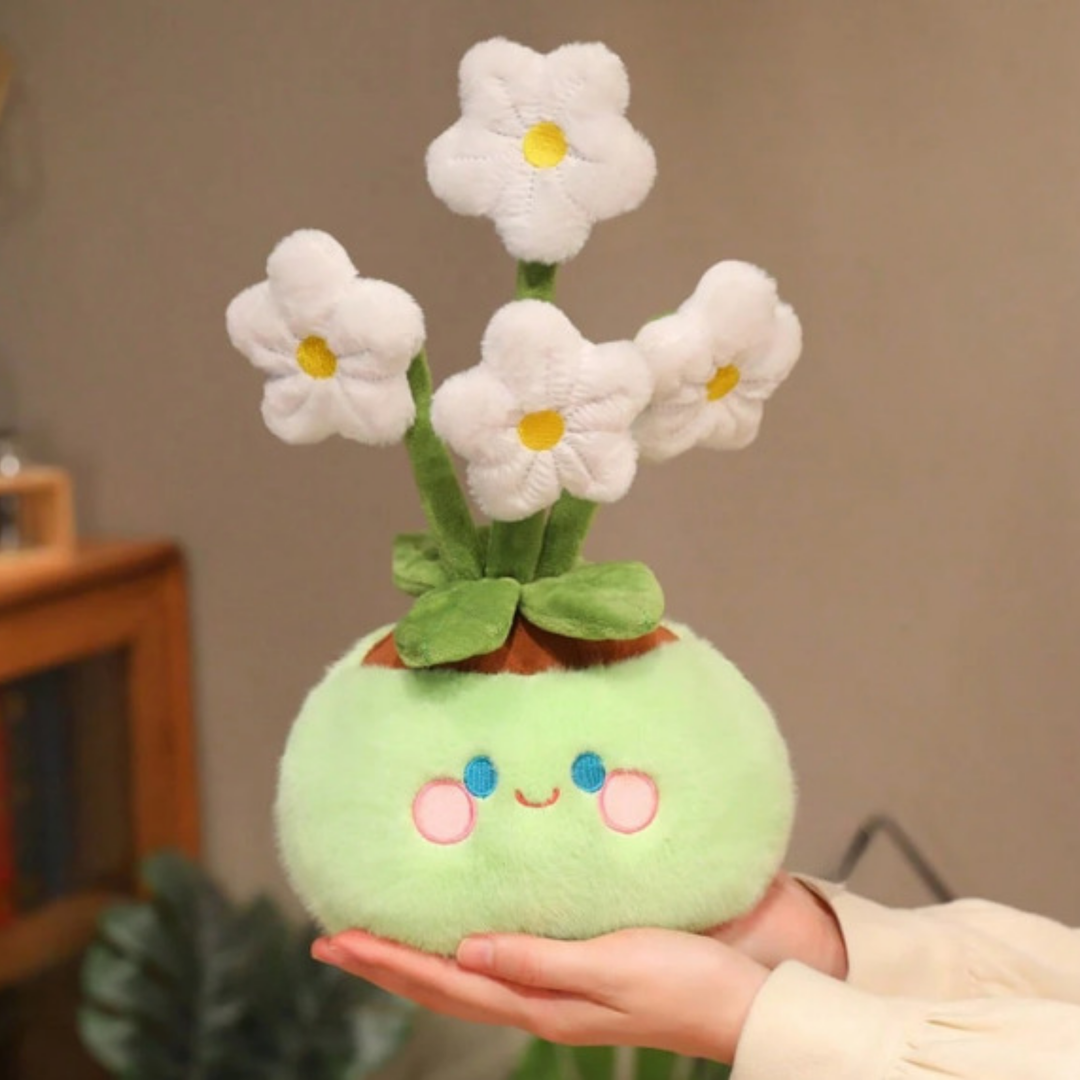 GardenBuddies – Pluche Bloemen en Paddenstoelen Decoratie