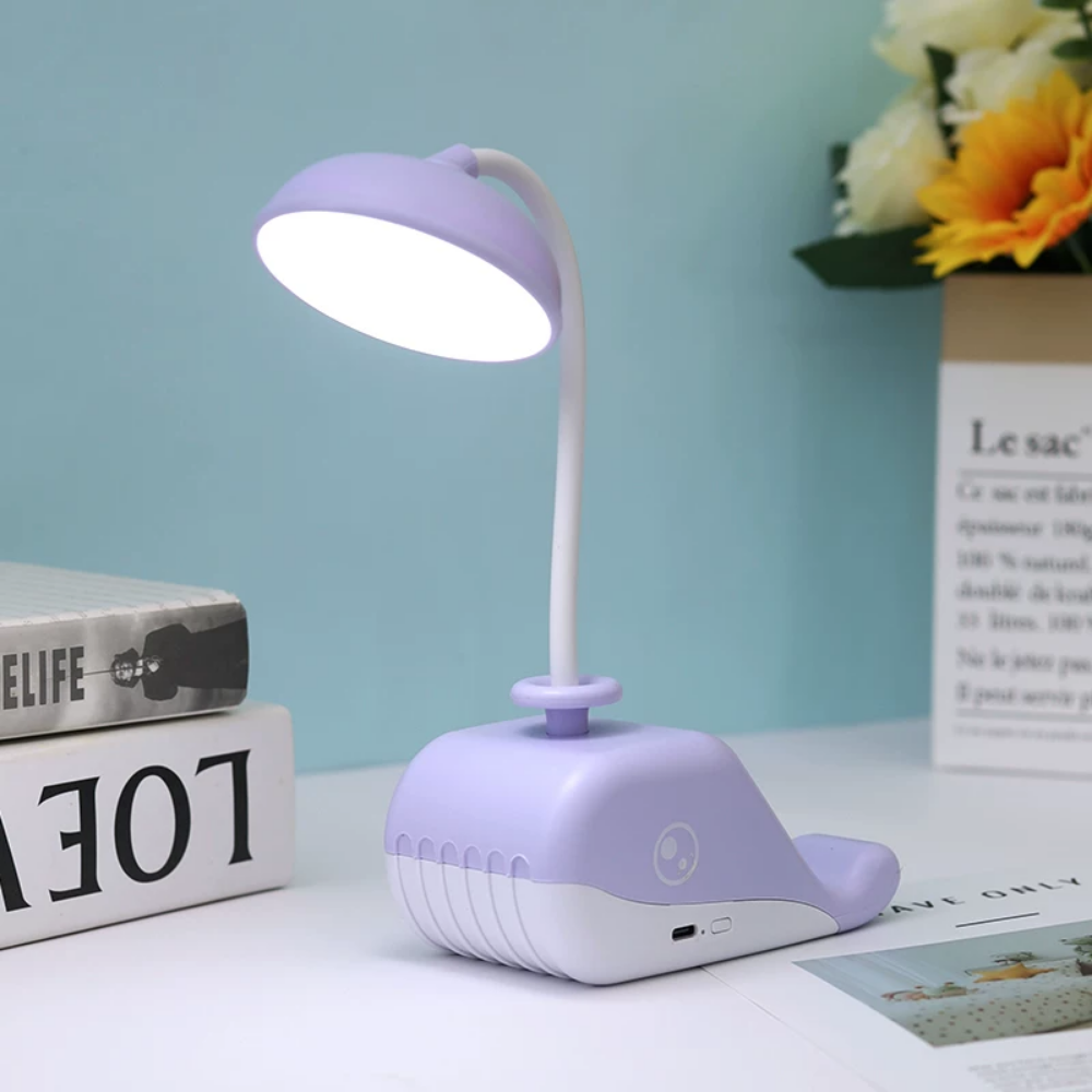 SnailGlow – LED Bureaulamp met Pennenhouder