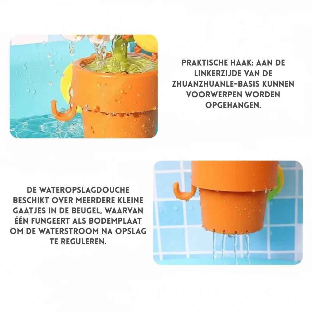 SpetterPret – Watersproeier Badspeelgoed met Draaiende Propellers