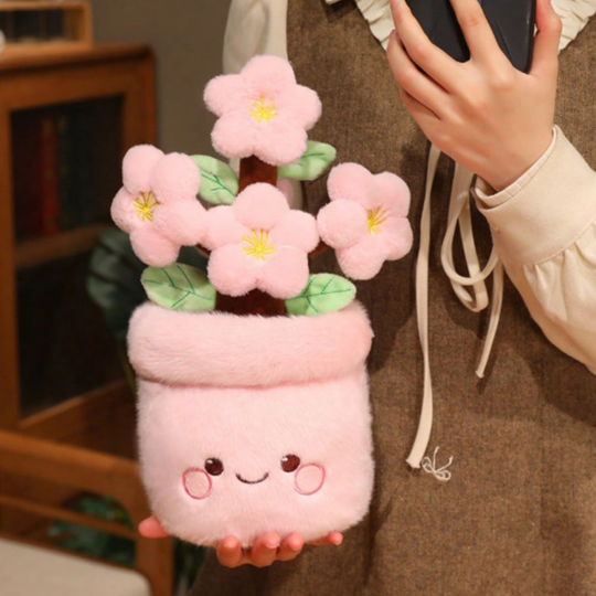 GardenBuddies – Pluche Bloemen en Paddenstoelen Decoratie