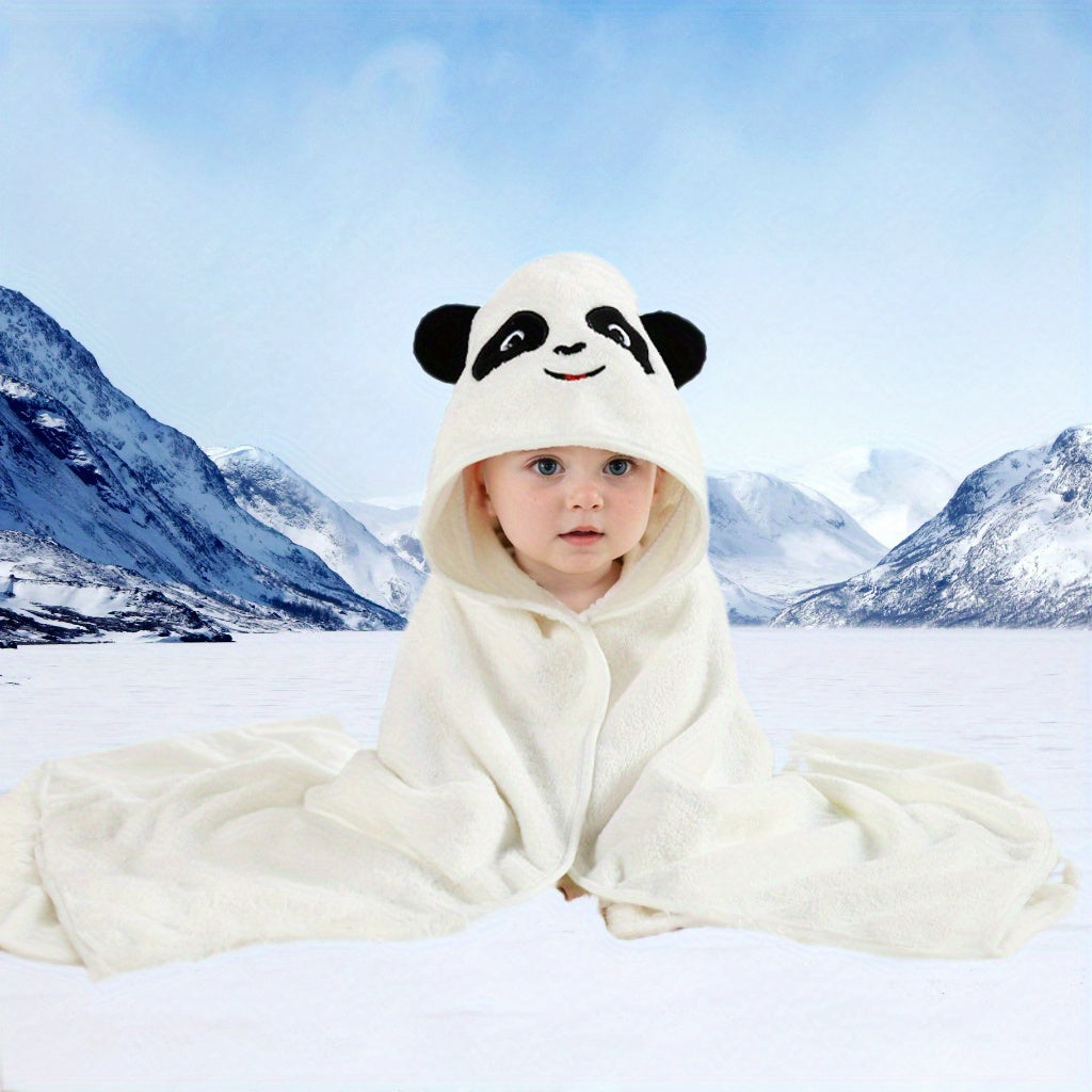 SnuggleTowel™ – Zachte en Absorberende Kinderbadhanddoek met Dierprint