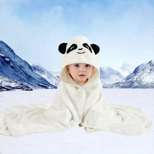 SnuggleTowel™ – Zachte en Absorberende Kinderbadhanddoek met Dierprint