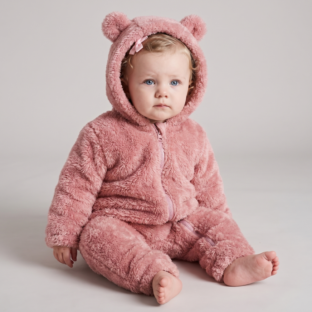 CuddleBear – Baby Onesie met Berenoortjes