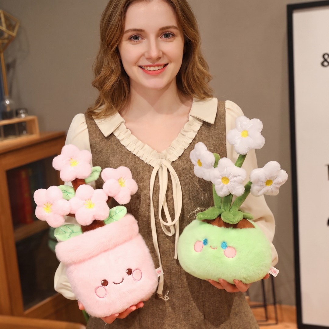 GardenBuddies – Pluche Bloemen en Paddenstoelen Decoratie