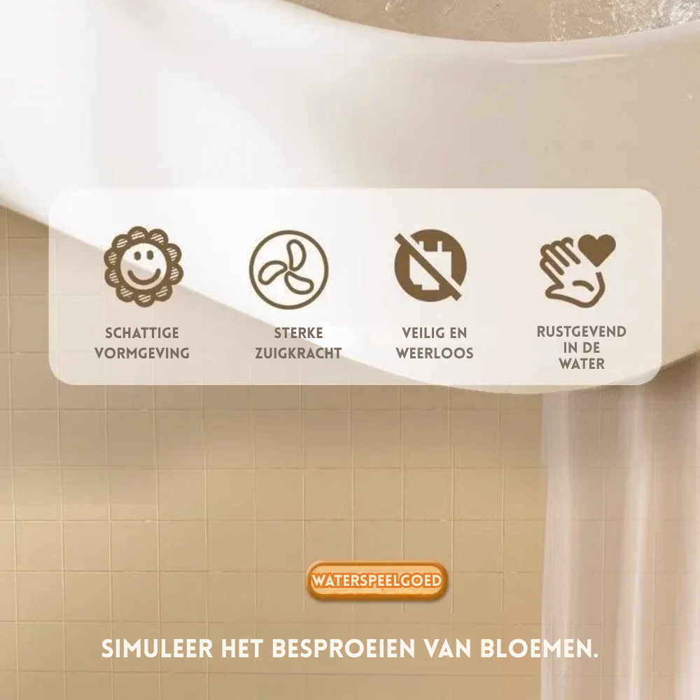 SpetterPret – Watersproeier Badspeelgoed met Draaiende Propellers
