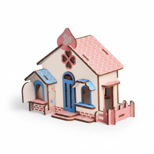 ChocolateHouse – 3D Houten Bouwpuzzel Huis
