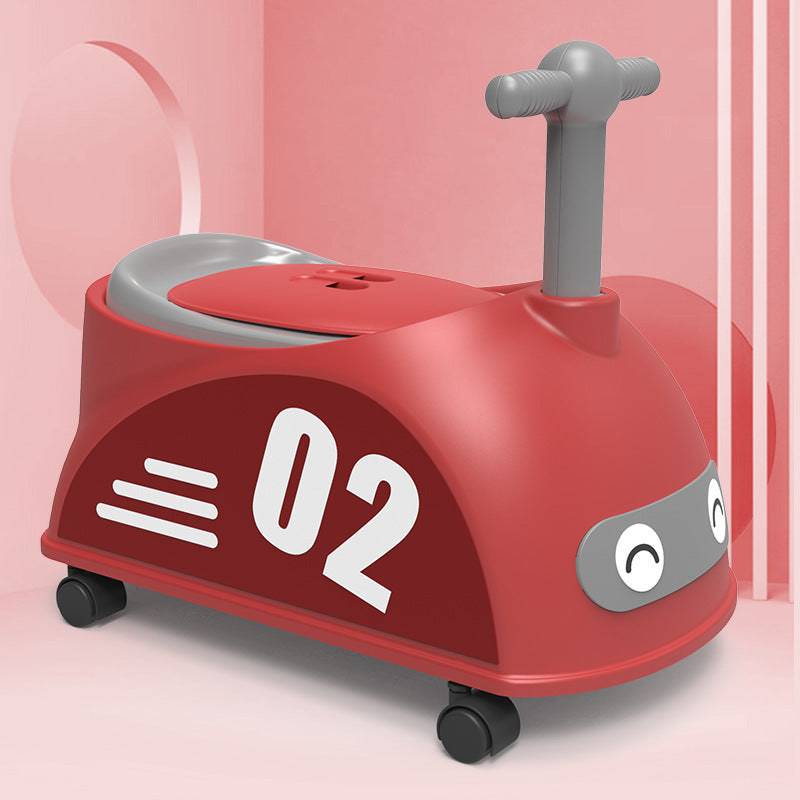 PottyRide™ – Cartoon Kinderpot met Wieltjes – Grote Trainingstoel