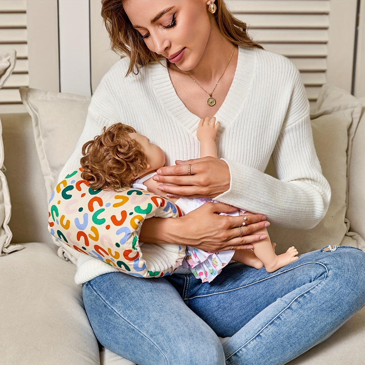 FeedEase™ – Zacht Borstvoeding Armkussen – Comfortabele Voedingsondersteuning Baby