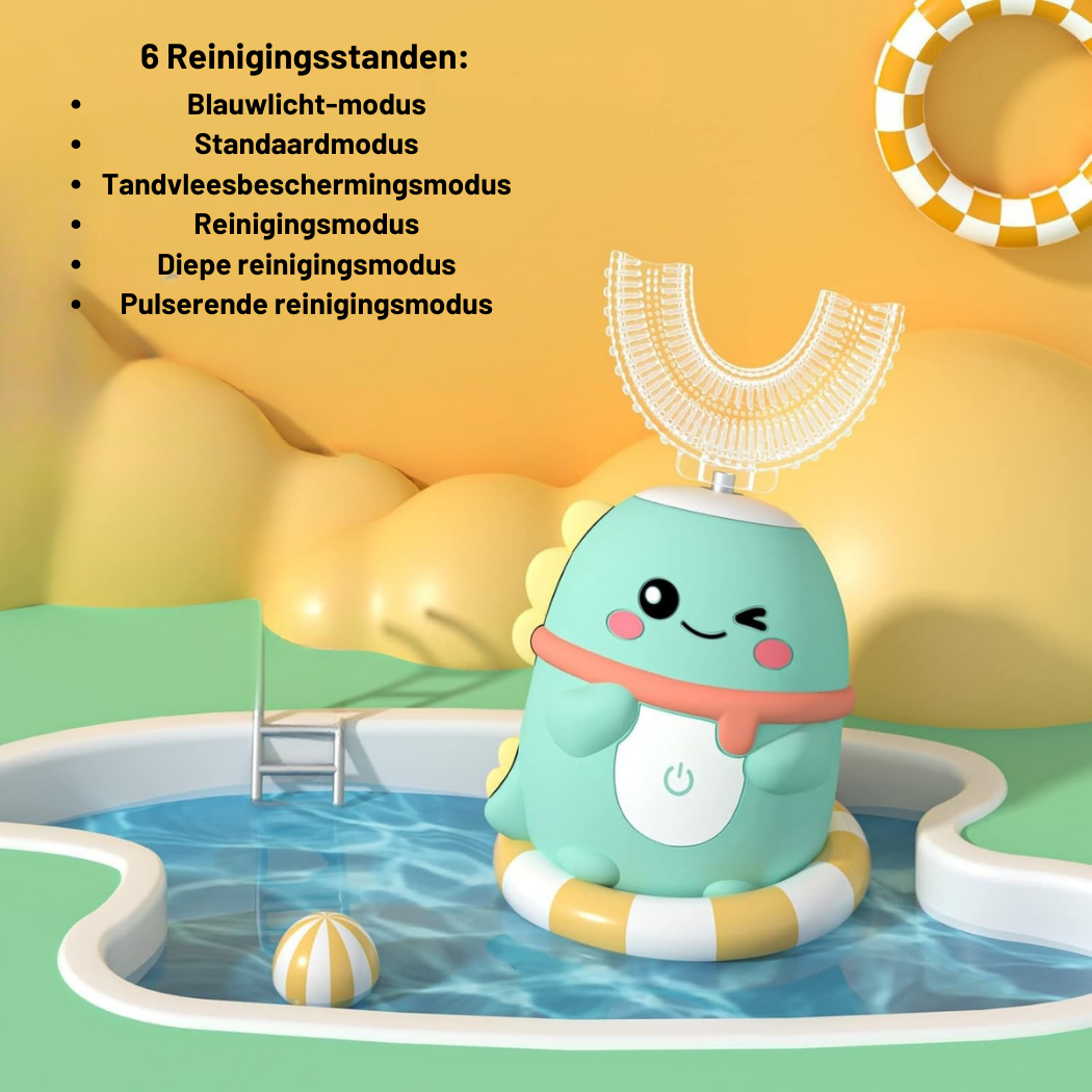 MiloBrush™ - Dino 360° Elektrische Kindertandenborstel Set