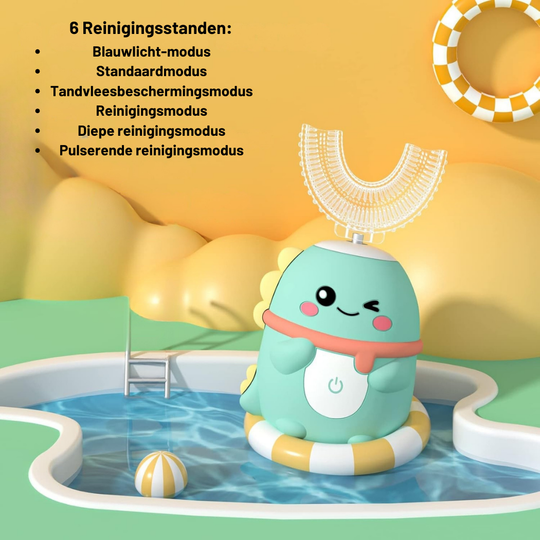 MiloBrush™ - Dino 360° Elektrische Kindertandenborstel Set