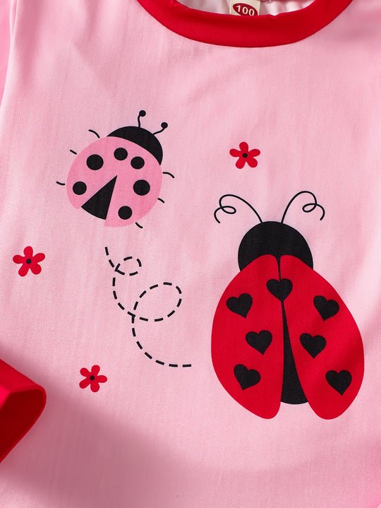 LadyBugDreams™ – Meisjes Lieveheersbeestje Pyjama