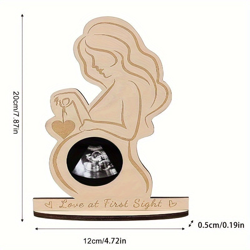 HeartPrint™ – Houten Baby Echo Fotolijst