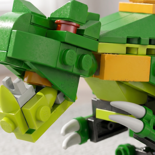 DinoBuilder – 6-in-1 Dinosaurus Bouwset (138 Stuks)