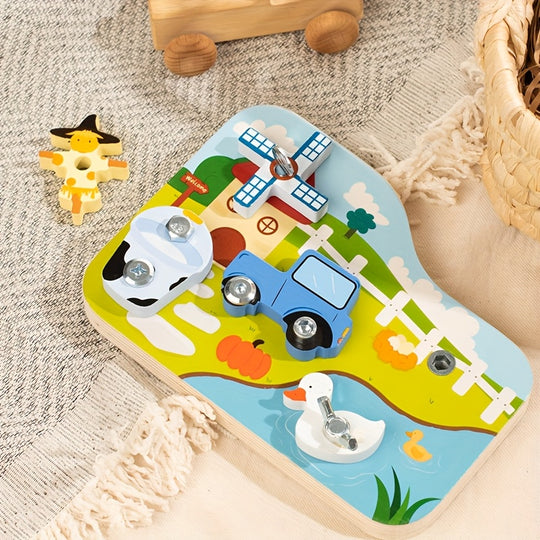 FarmFix™ – Vroege Boerderijdieren Auto Bouwset