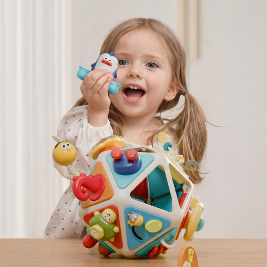 BusyCube – 20-in-1 Montessori Activiteitenkubus