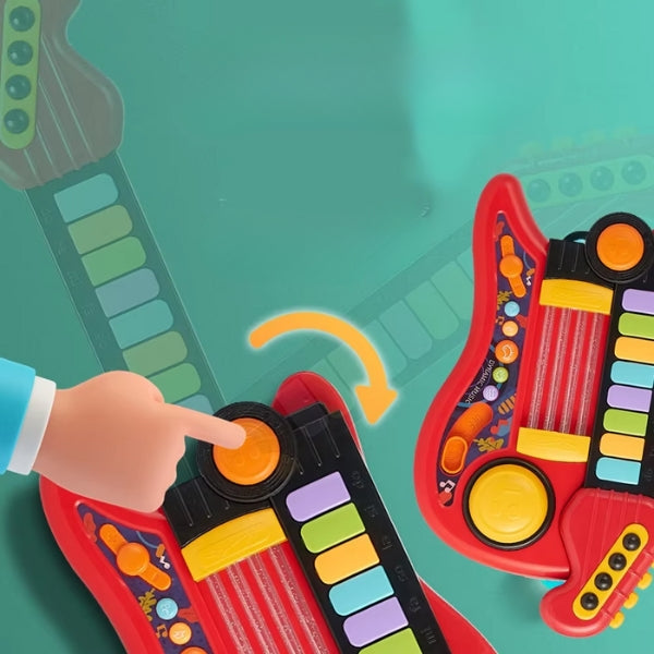 MiloTunes™ – Interactieve Gitaar & Piano – Muzikaal Speelplezier voor Peuters