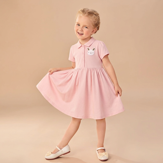Natalia – Konijn Polo Jurk