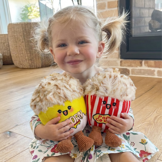 PopcornCuddle – Popcorn Knuffel Sleutelhanger