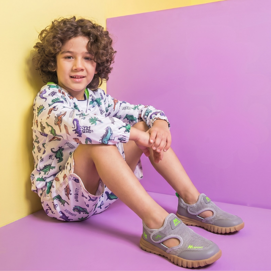 HybridTrail – Ademende Kinder Sneakers Sandalen met Klittenband