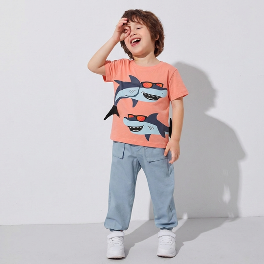 Sven – Haai Print T-shirt