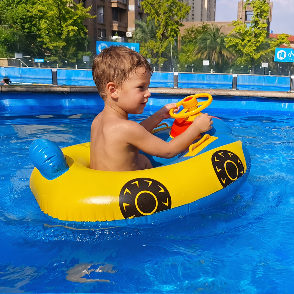 DriveFloat – Opblaasbare Baby Zwemband Auto