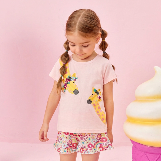 Marcella – Giraf Print T-shirt