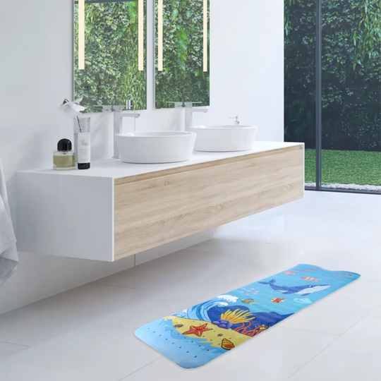 Antislip Zeemeermin Badmat voor Kinderen – MermaidSplash™