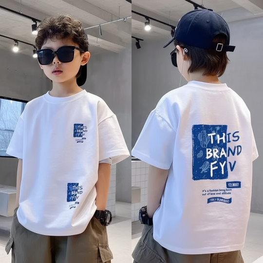 Fris kinder T-shirt vooraanzicht - Milo & Moon