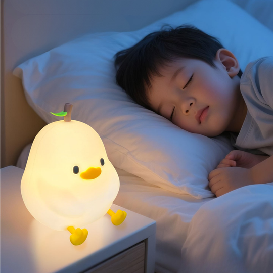 DuckGlow – Siliconen Eend Nachtlamp met Touchbediening