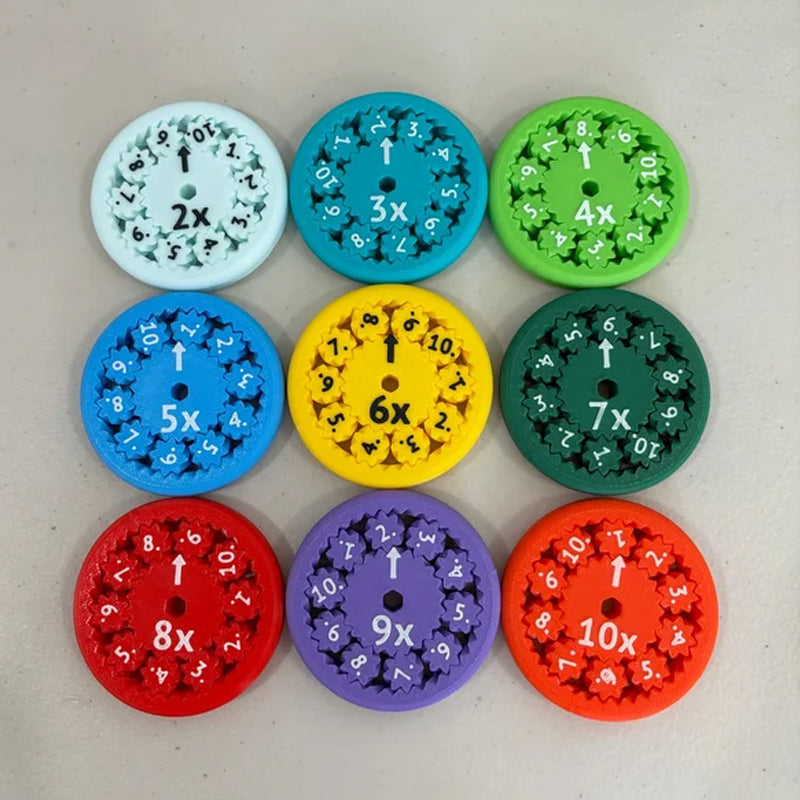 Milo & Moon - Wiskunde Fidgetspinners - Maak leren leuk!
