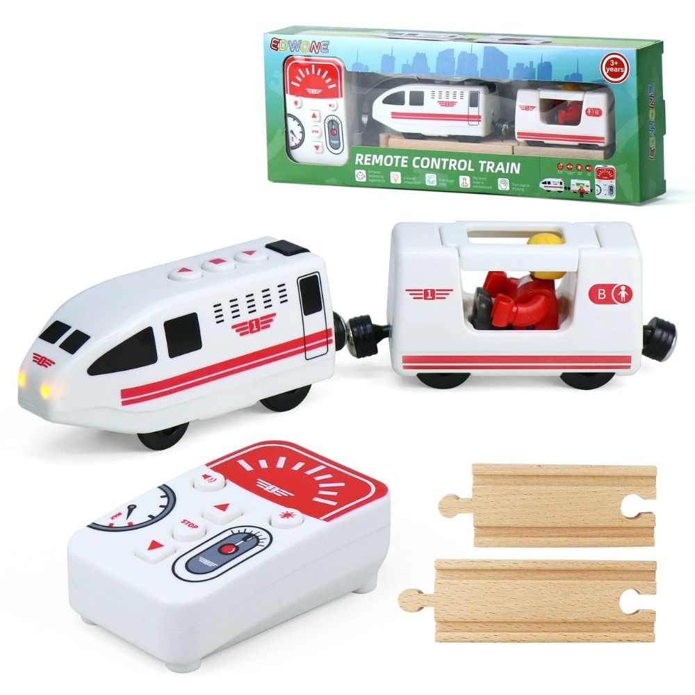 RemoteRail – Elektrische Treinset met Houten Rails