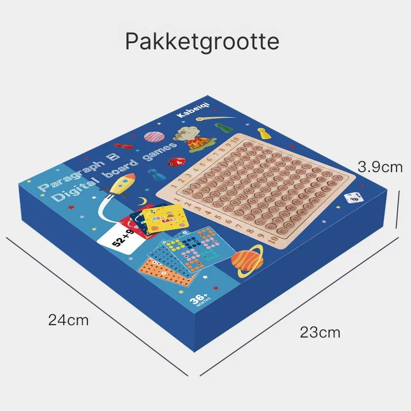 MathMagic™ – Educatief Reken Speelbord – Spelenderwijs Rekenen voor Kinderen
