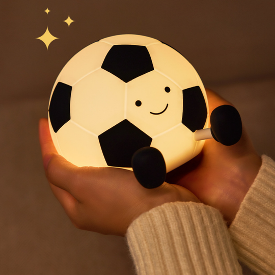 SoccerGlow – Siliconen Voetbal Nachtlamp met Touchbediening