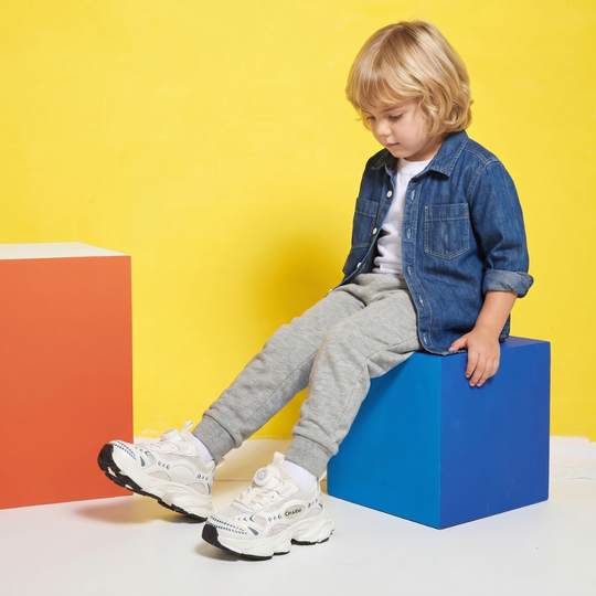 SpinStep – Kinder Sneakers met Draaisluiting en Chunky Zool