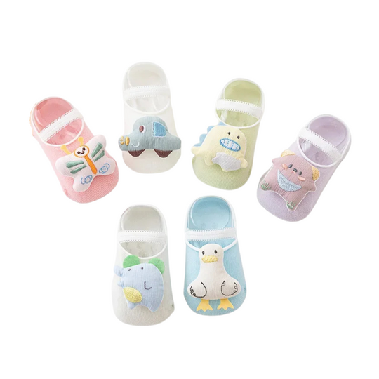 SureSteps™– Ademend Antislip Babysokken met Dieren ( 1+ 1 GRATIS )