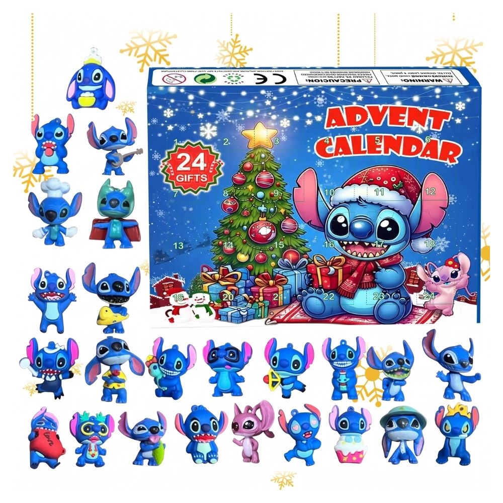 <font dir="auto" style="vertical-align: inherit;"><font dir="auto" style="vertical-align: inherit;">Nouvelle boîte surprise calendrier de l'Avent de Noël Stitch Lilo &amp; Stitch</font></font>
