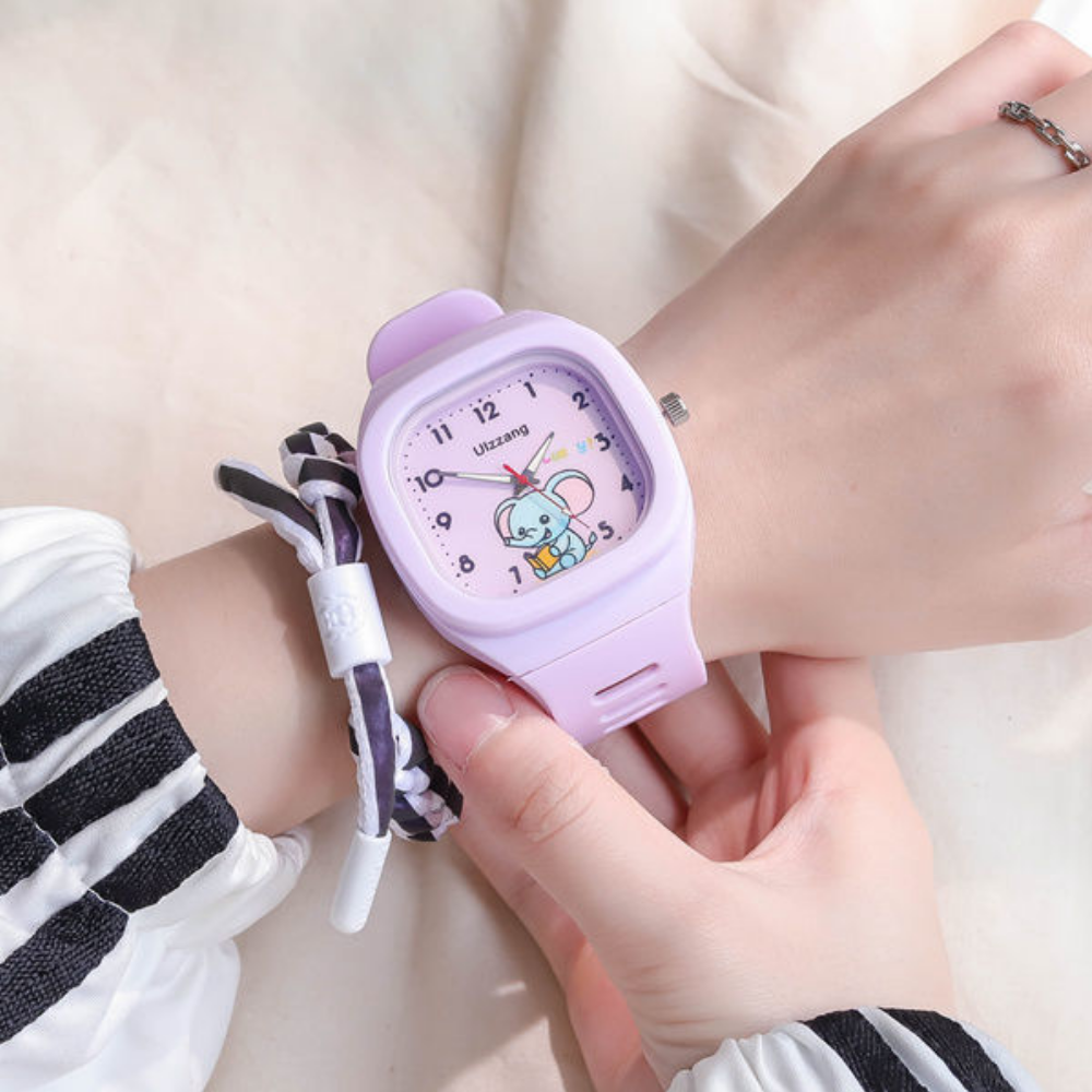 EleTime – Olifant Kinderhorloge met Siliconen Band