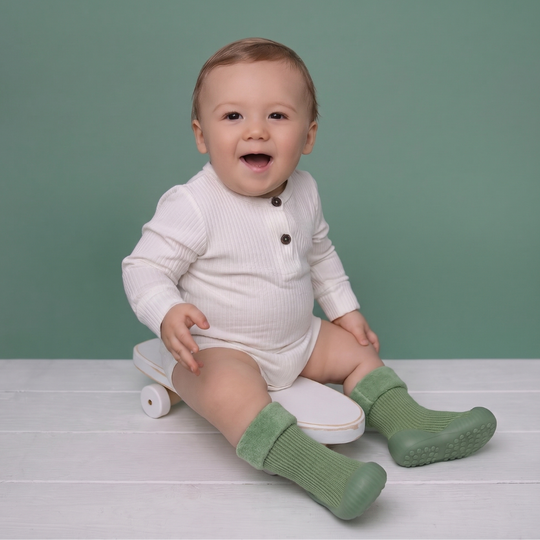 LittleGrip – Warme Antislip Peutersokken & Baby Schoenen