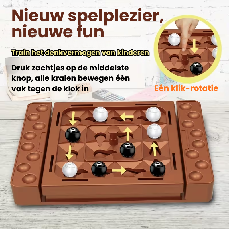 OrbitChess™ – Strategisch 2-Speler Bordspel – Logica & Denkvaardigheden