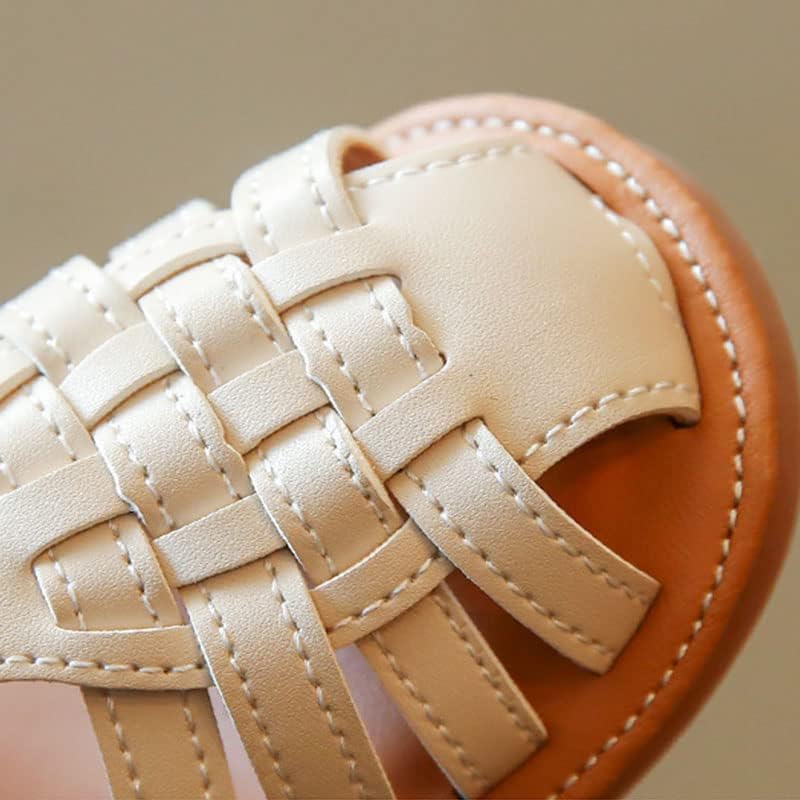 SunnyStrides™ – Lichtgewicht Geweven Kindersandalen met Klittenband