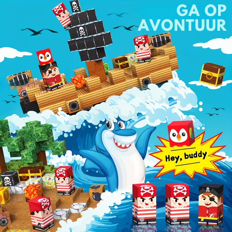 MagnetoBuild™ – Magnetische Bouwstenen Set – Educatief STEM Speelgoed