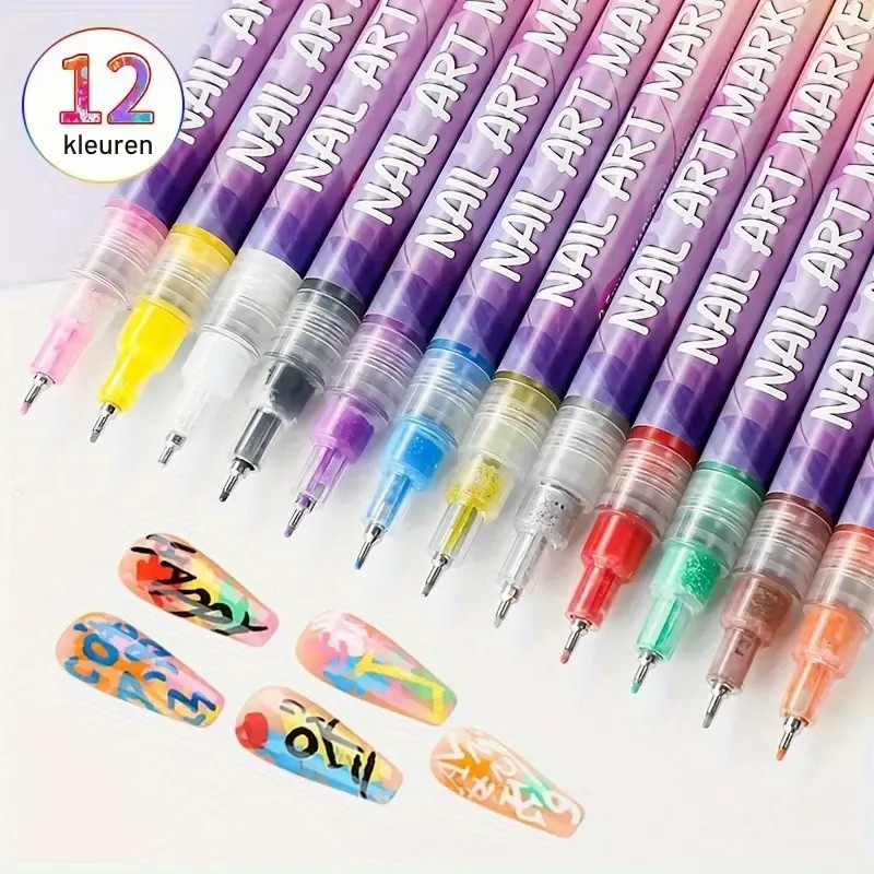 MagicMilo™ – Snel-drogende, Mess-Free Nagelkunst Pen Set voor Kinderen