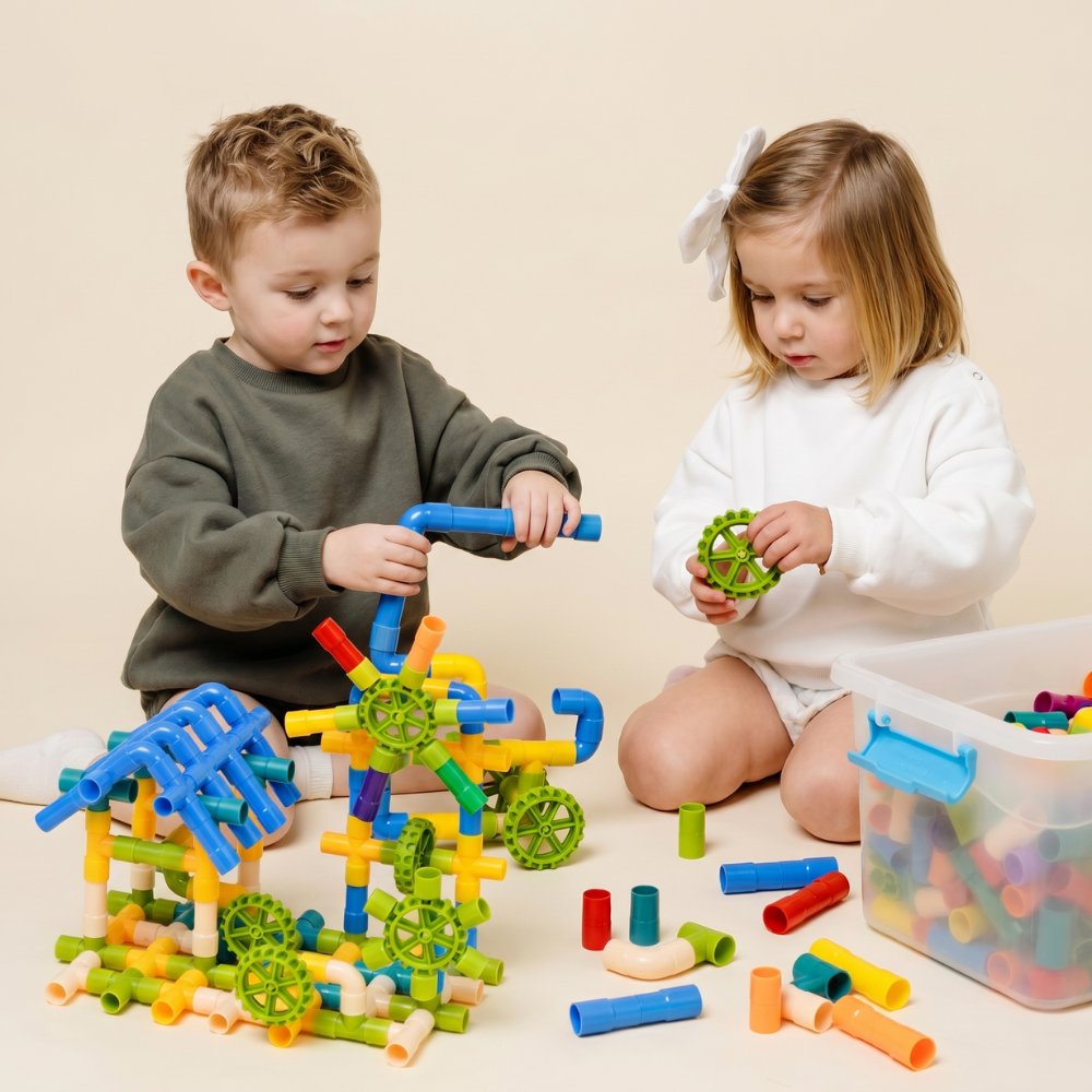 PipeBuilder – Creatieve Waterpijp Bouwset voor Kinderen