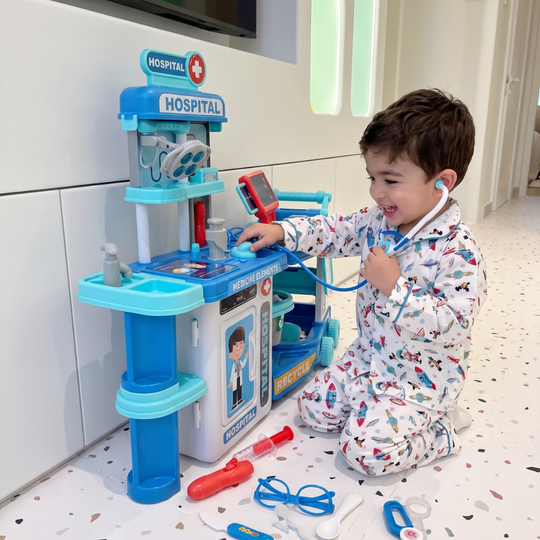 DoctorTrolley – Doktersset met Opbergkoffer en Trolley