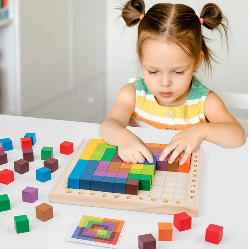 ColorCount™ – Montessori Houten Tel- & Kleuren Speelset voor Kinderen