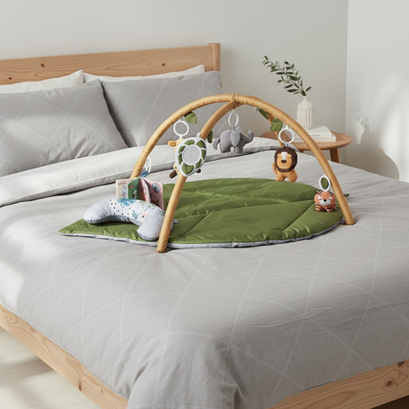 SafariSnuggle – Baby Activiteitenspeelmat